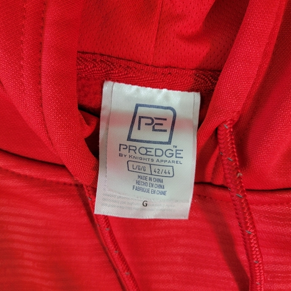 Pro Edge Knights Apparel OSU Ohio State Buckeyes Red Men's Hoodie Size Large - Picture 6 of 10